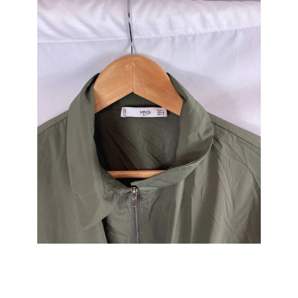MNG Suit Long Zip Up Jacket size Medium